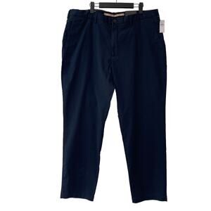 Banana Republic Lived-In Chinos Slim Fit Men's 38X30 Tapered Leg Navy Blue NEW